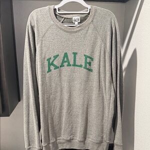 Sub_Urban Riot Gray Crewneck with Green Print